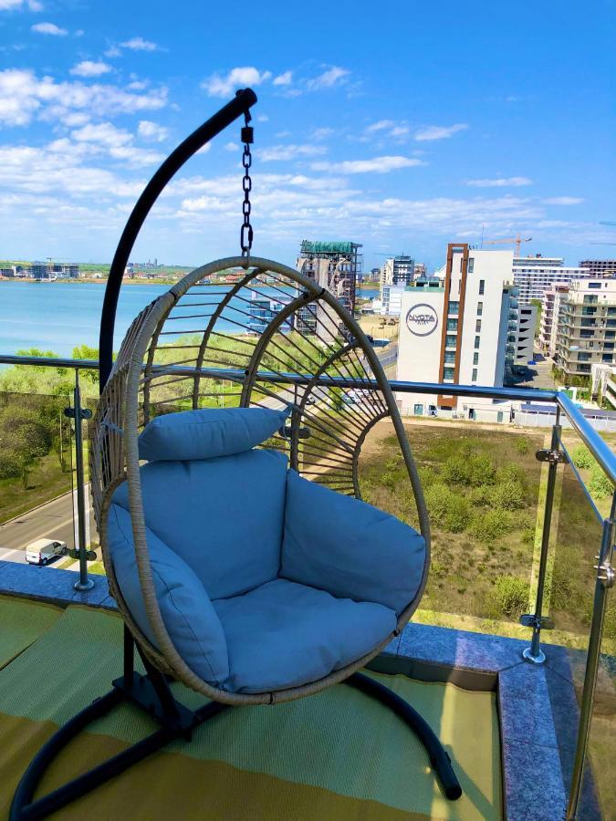 Aqua Vista Nuba - Vedere Top La Mare Si Lac - Apartament 2 Camere Summerland - Mamaia Buitenkant foto
