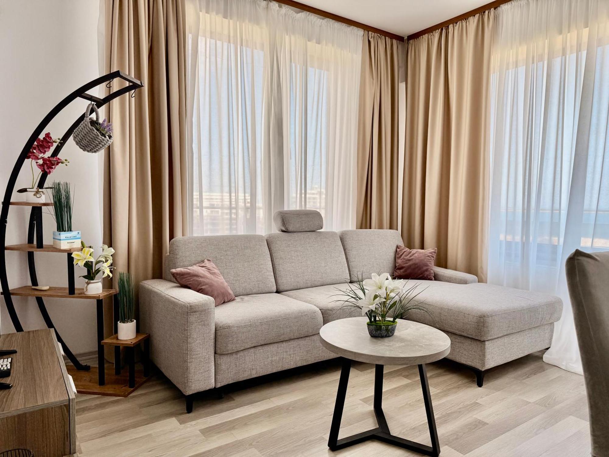 Aqua Vista Nuba - Vedere Top La Mare Si Lac - Apartament 2 Camere Summerland - Mamaia Buitenkant foto